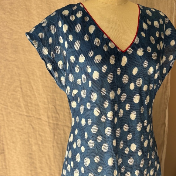 Long maxi summer soft cotton dress. Bias cut. Free size / size M size L - Picture 1 of 6